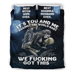 You and me against the world... Pillow & Duvet Covers Bedding Set