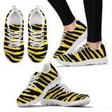 Zebra Gold White Sneakers Shoes For Women, Men Zebra Gold White Sneakers Shoes For Women, Men - Vegamart.com
