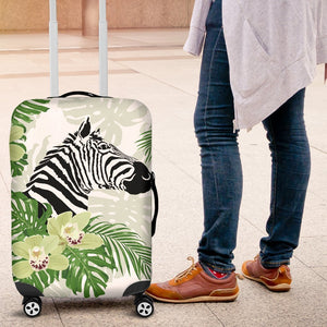 Zebra Head Jungle Luggage Cover Protector